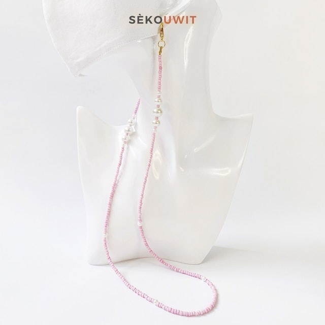 Sekouwit Dianella Tali Kalung Masker dan Kacamata - Mutiara 