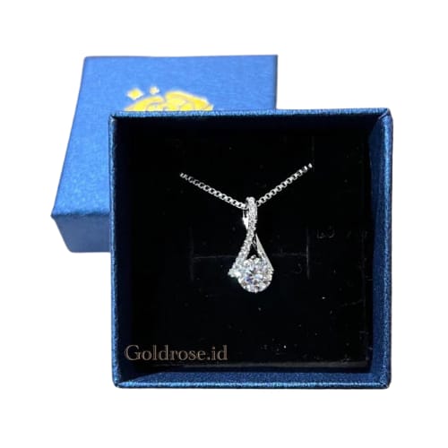 Goldrose Kalung Titanium Lapis Emas 18K