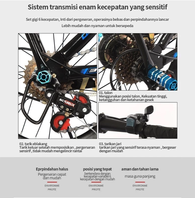  EBUY Sepeda Gunung Lipat 