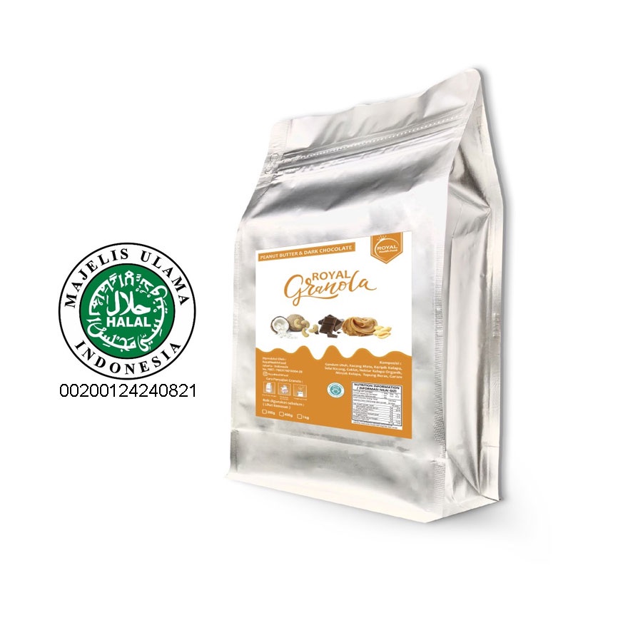 Royal Health Food ROYAL Granola Peanut & Dark Choco