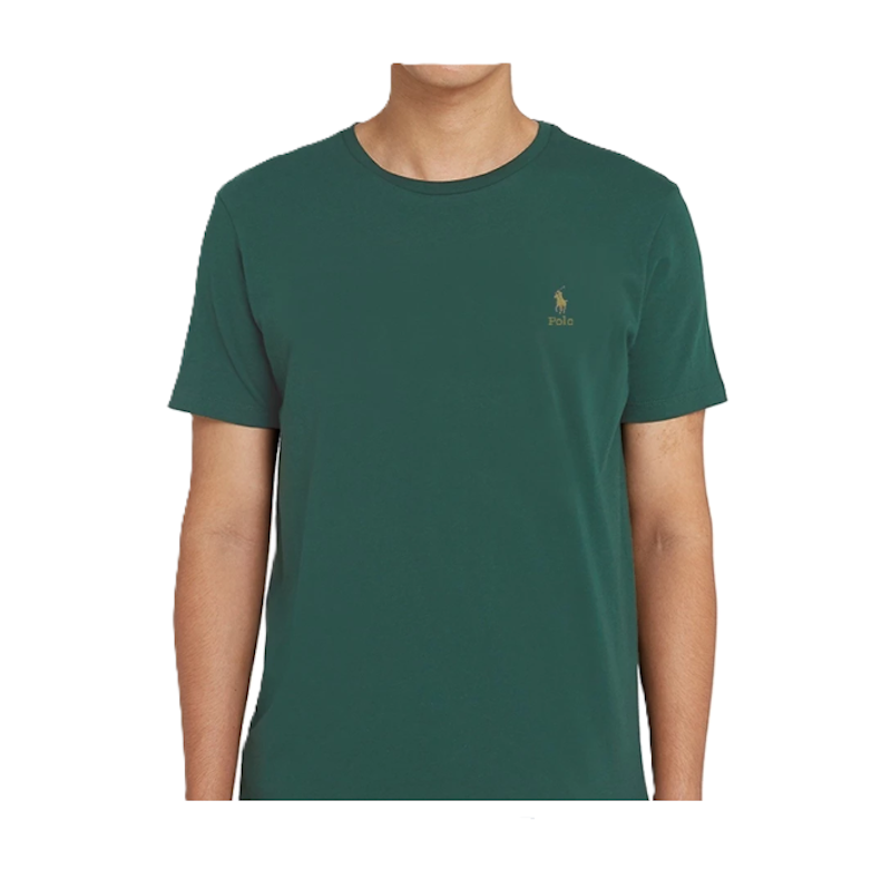 POLO SPORT Jersey Crewneck Mens T-Shirt - Emerald Green 1