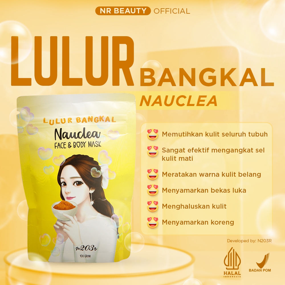  N203R Lulur Bangkal Nauclea Face & Body Mask