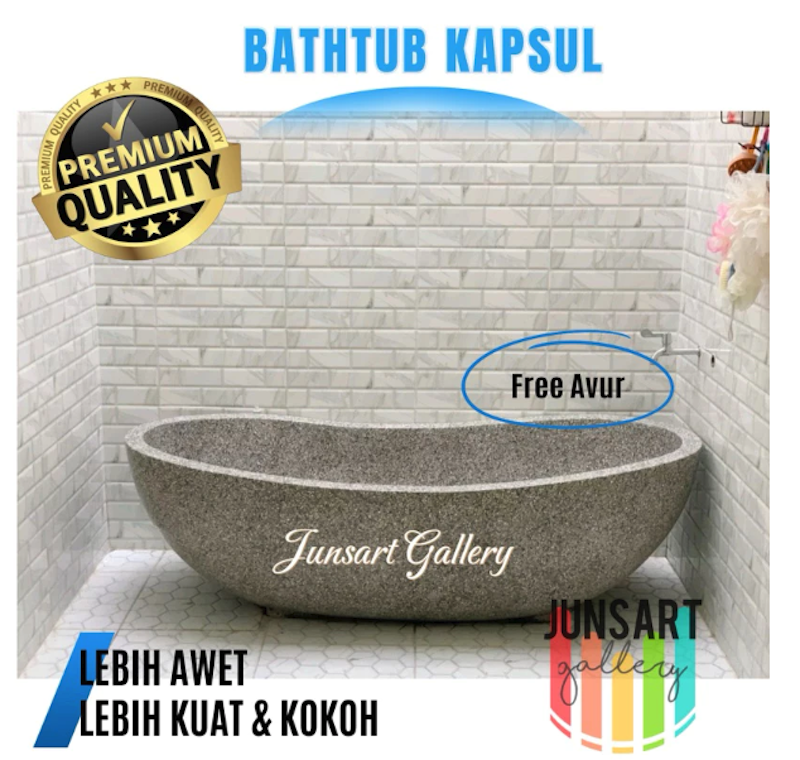 Junsart Gallery Bathtub Teraso Minimalis Finishing Glossy 2