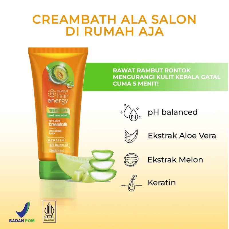 Fibertherapy Hair & Scalp Cream with Aloe & Melon Extract 3