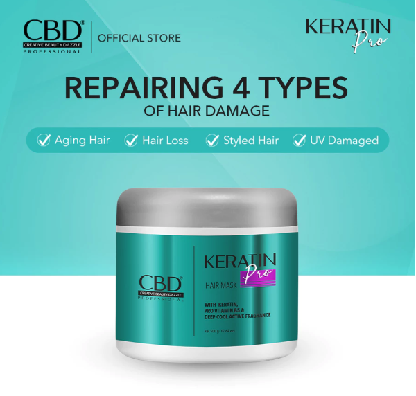 Victoria Care Indonesia CBD Professional  Keratin Pro Daily Use Hair Mask