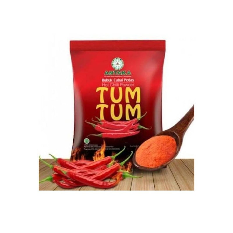 TUM TUM Bubuk Cabai Pedas Hot Chilli Powder 1