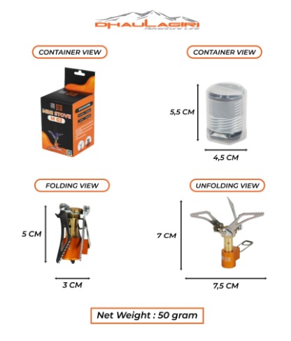 Dhaulagiri Indo Raya Dhaulagiri Mini Stove M02