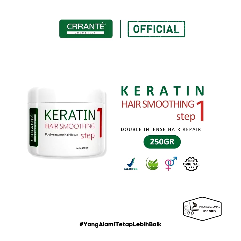 Lautan Rejeki Abadi Crrante Keratin Hair Smoothing Step 1