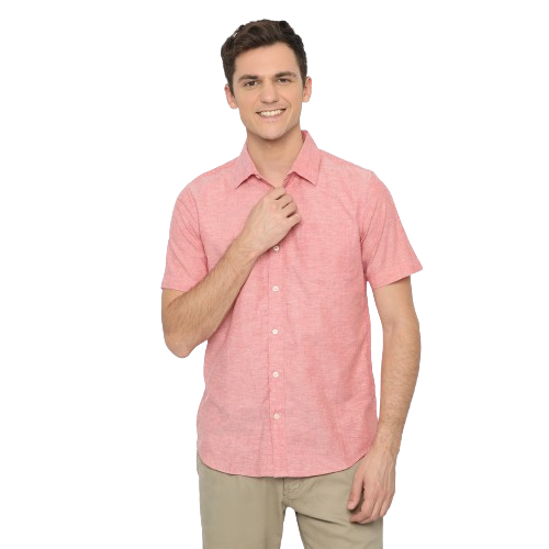 10 Rekomendasi Kemeja Warna Peach untuk Pria Terbaik  1