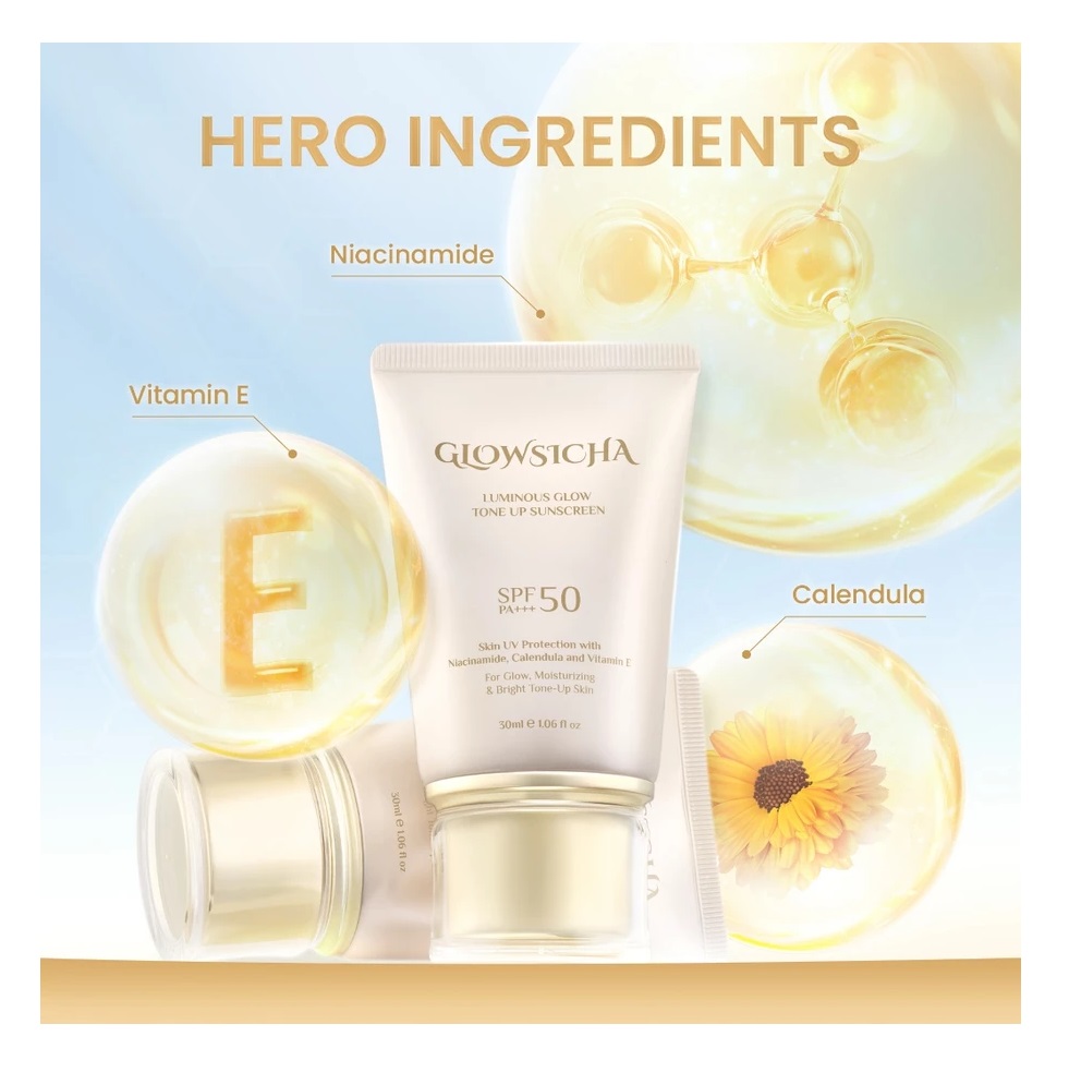  Glowsicha Luminous Glow Tone Up Sunscreen SPF 50 PA+++