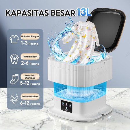  Alltou 2-in-1 Mesin Cuci