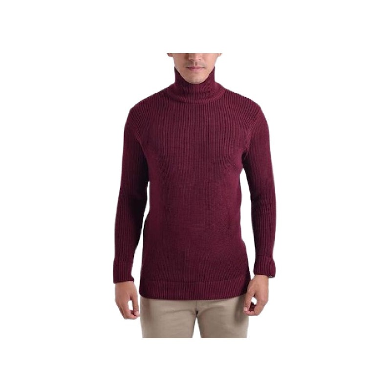 Gomuda Sweater Rajut Pria Cord Turtleneck 1