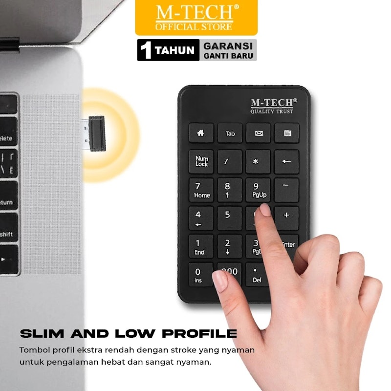 M-TECH Numeric Pad Wireless 3