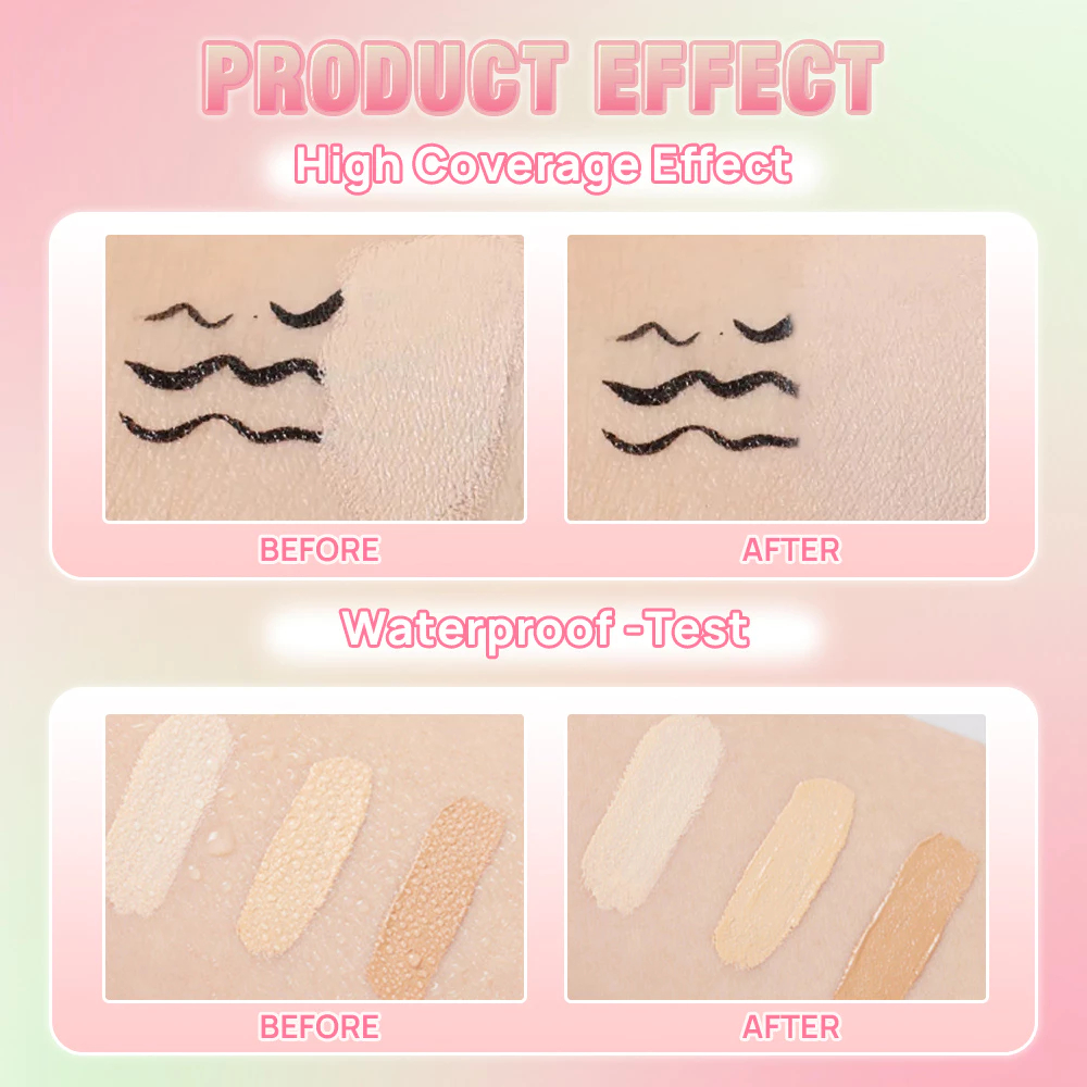 Beauty Source Indonesia SANIYE Concealer 5 Color Palette #101 R1179