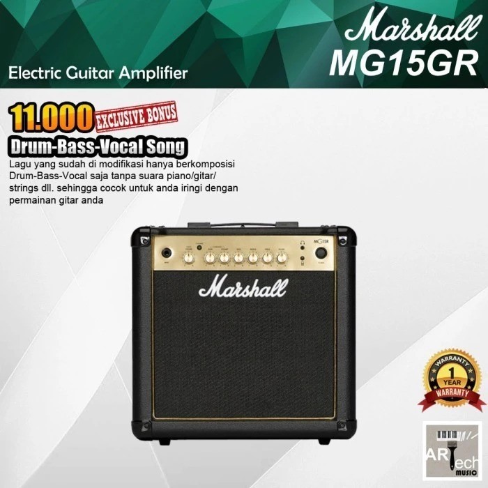 Marshall Electric Guitar Amplifier MG15GR