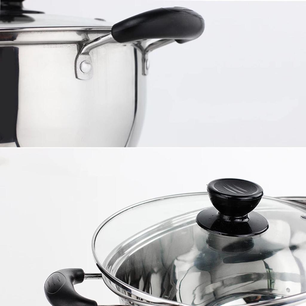 Subron Indo Jaya Subron Soup Pot Stainless Tutup Kaca