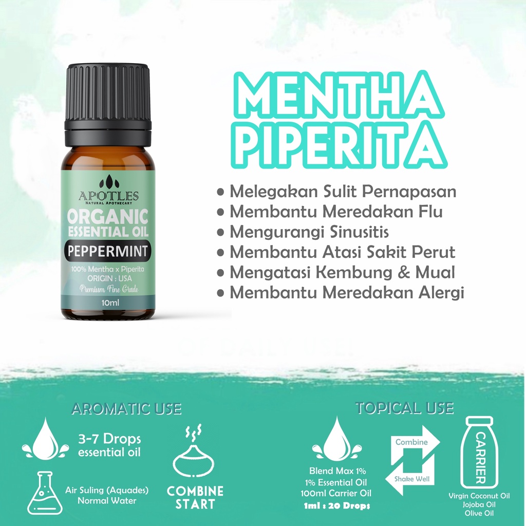Apotles Essential Peppermint Essential Oil 5