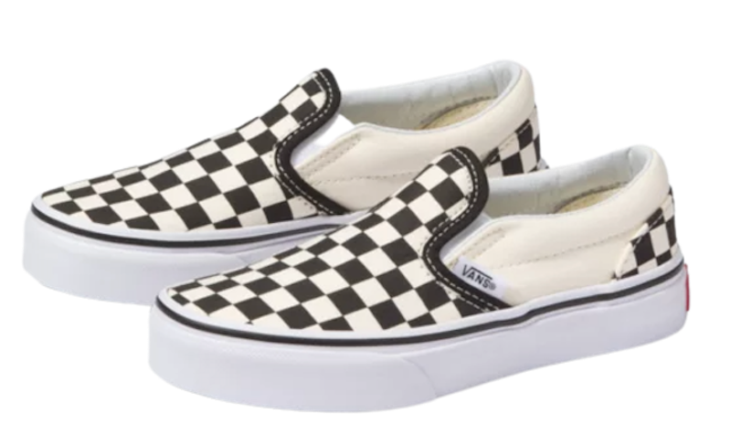 Checkerboard Slip-On Black/Off White