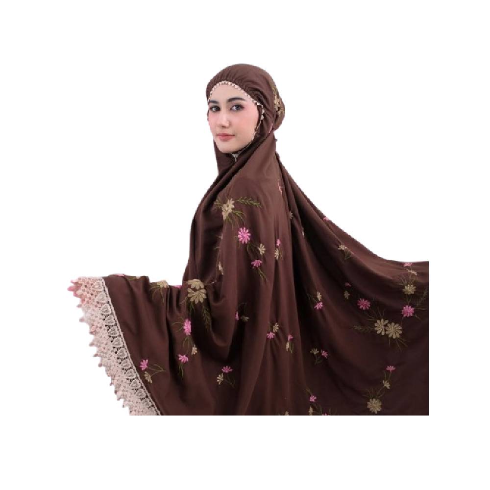 Jennabia Mukena Bordir Mewah Katun Premium Sabria