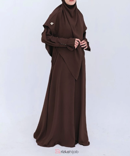 Rizka Hijab Shafeeya Abaya Set French Khimar