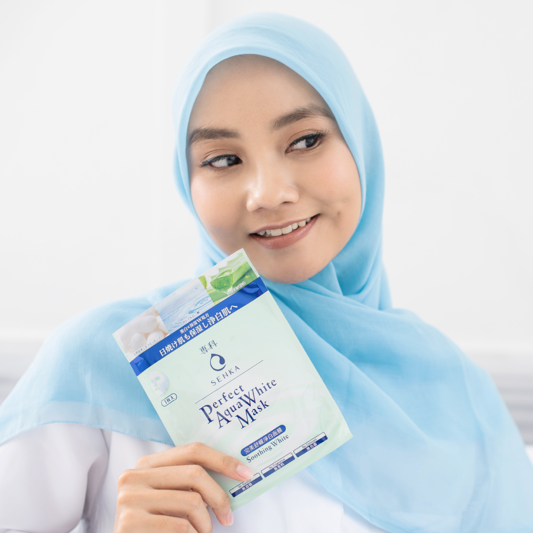 Shiseido Perfect Aqua White Mask - Bouncy Soothing White