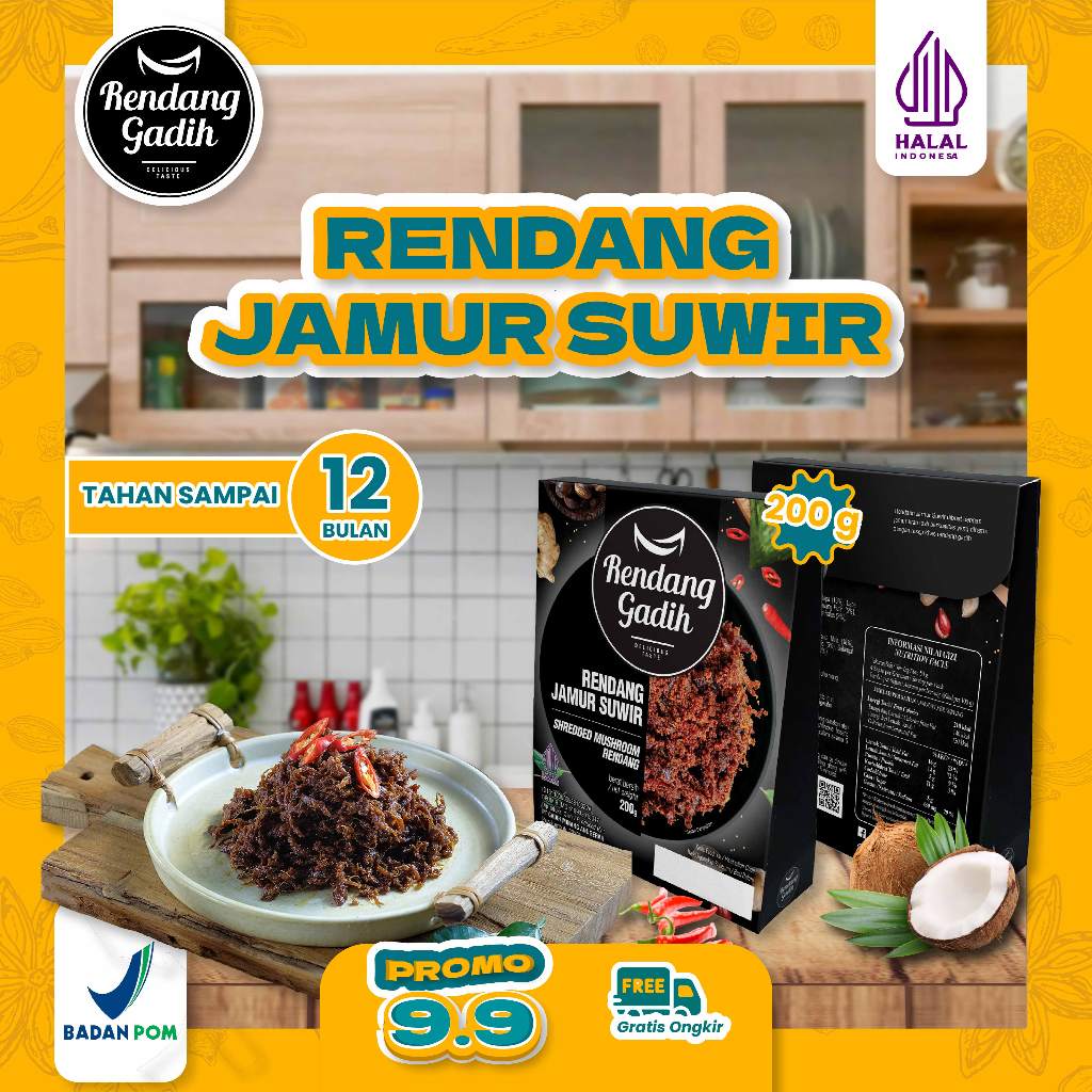 Gadih Minang Anugerah Rendang Gadih Rendang Jamur Suwir