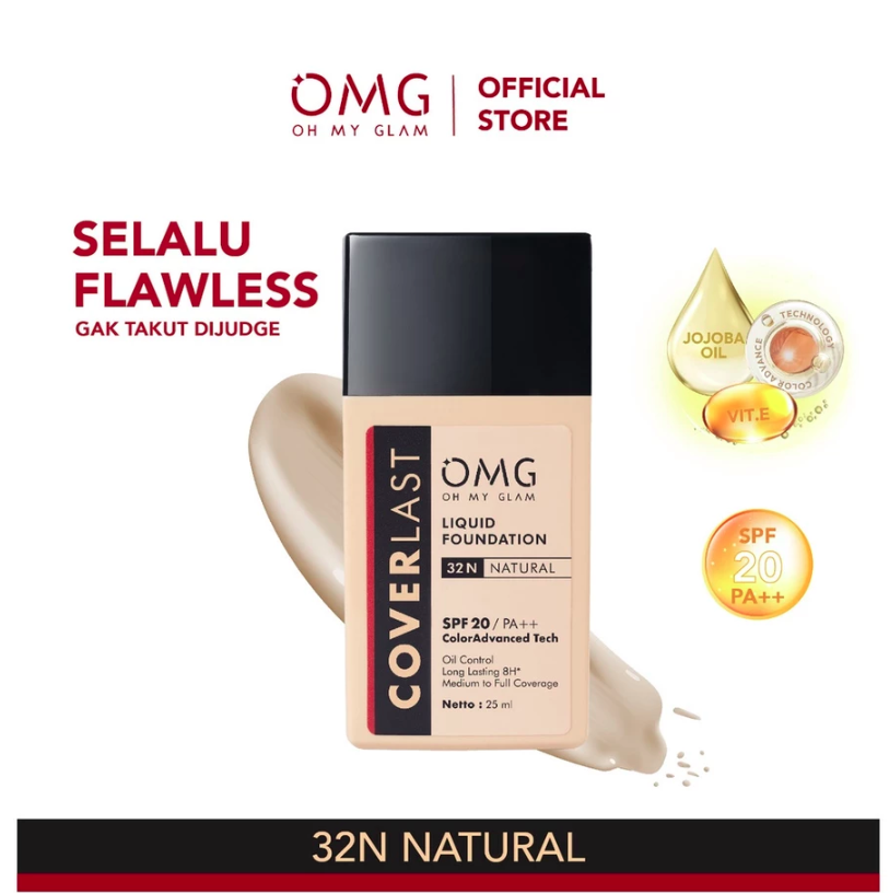 Paragon Technology and Innovation OMG Coverlast Liquid Foundation 32N Natural