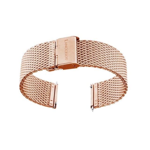 Lanccelot Strap Mesh Rose Gold