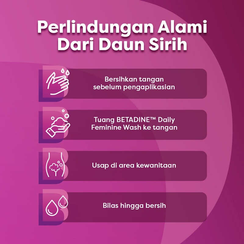 BETADINE™ Daily Feminine Wash Natural – Daun Sirih Radiance Blossom