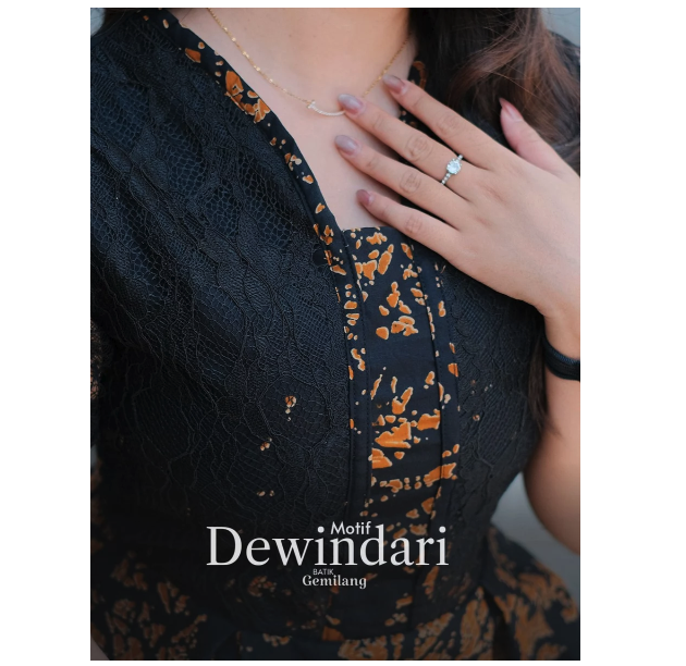  Batik Gemilang Dress Motif Dewindari