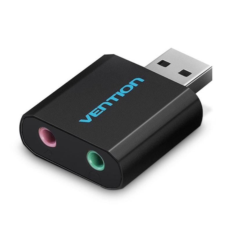 Sound Card Converter USB To 3.5mm Audio Splitter 1
