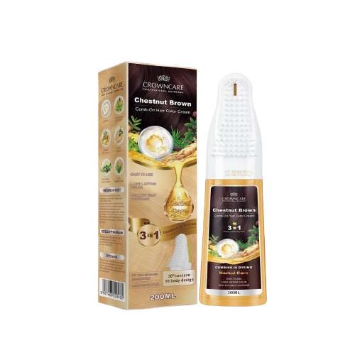 CrownCare Professional Hair Care CrownCare Comb-On Hair Color Cream Chesnut Brown
