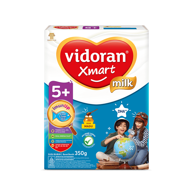 vidoran Xmart 5+ Milk Rasa Madu