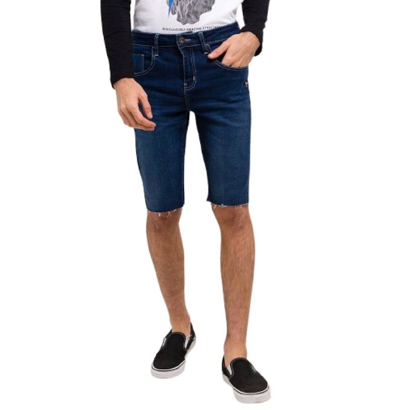 RA STREET Celana Jeans Pendek Aruba Dark Blue 1