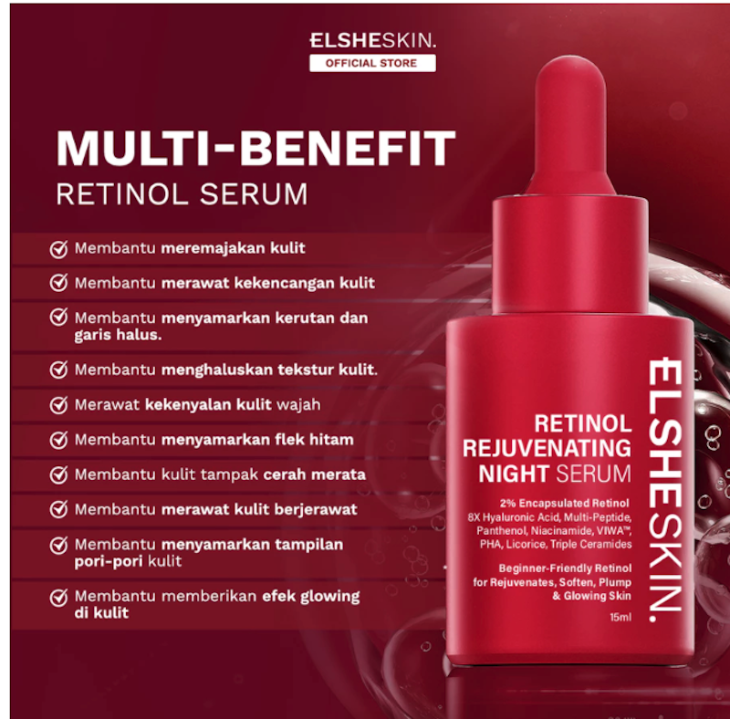 ElsheSkin Retinol Rejuvenating Night Serum 5