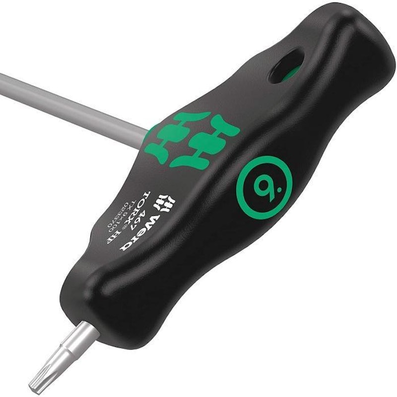 Wera Kunci T Bintang TX 9 x 100 mm HF TORX Screwdriver 3