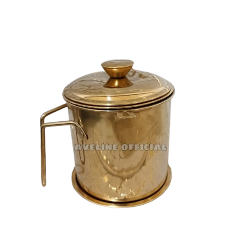 Oil Pot Gold Stainless Steel 1
