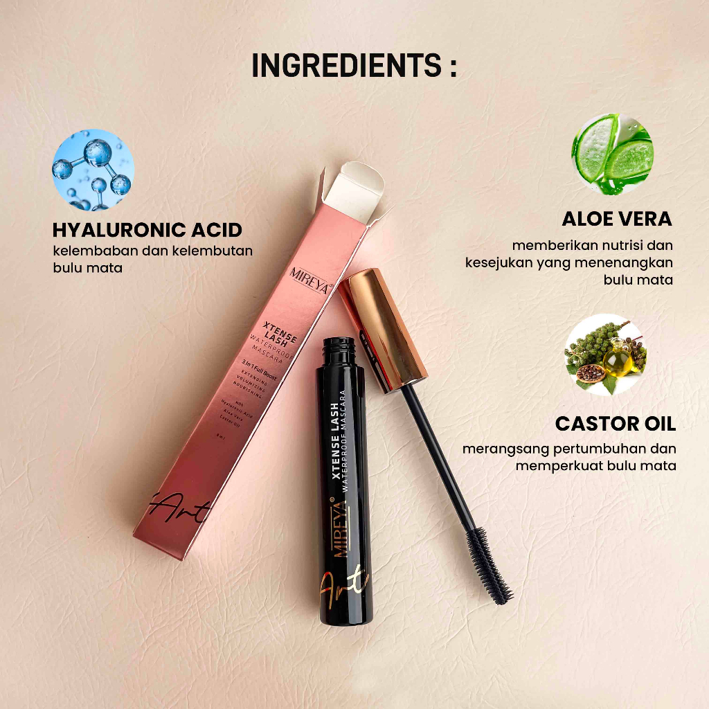 Mireya® The Art Xtense Lash Waterproof Mascara 5