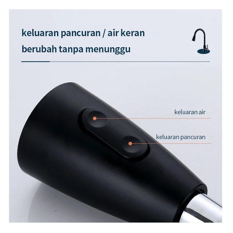 Lenodi Kran Sink Mixer Tarik Stainless 4