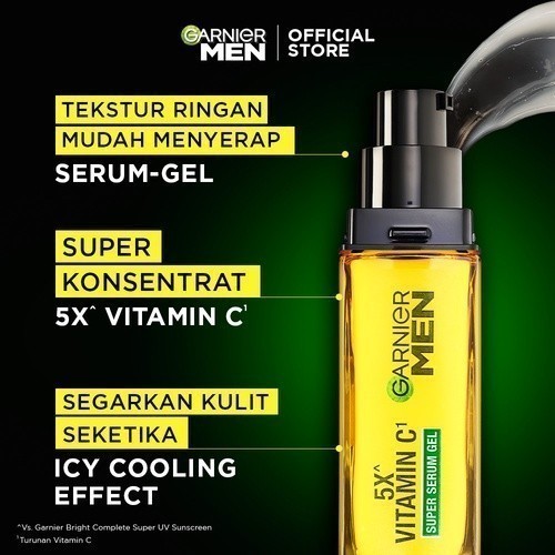 L’Oréal Garnier Men Turbo Bright 5x Vitamin C Super Serum Gel
