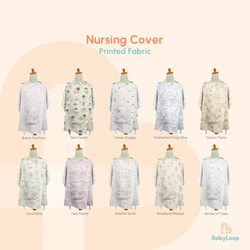 Baby Loop Nursing Cover Printed Fabric 2