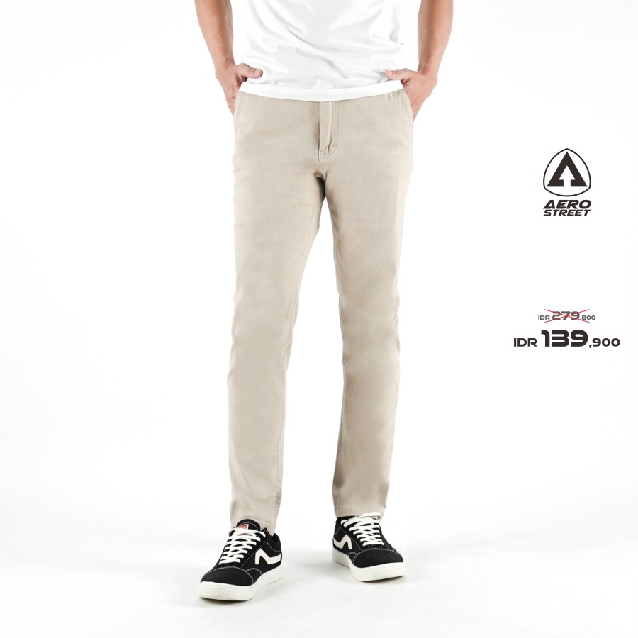 Adco Pakis Mas AEROSTREET Chinos Elvano Krem EAAAA