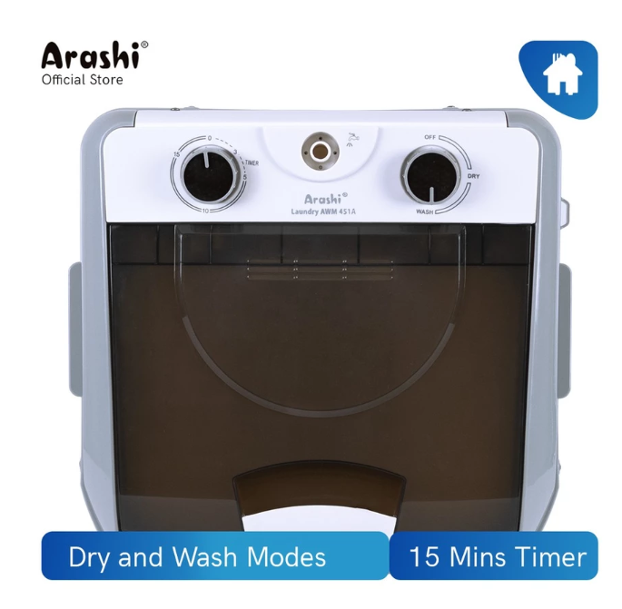 Arashi Arashi Mesin Cuci Mini Portable  AWM 451A