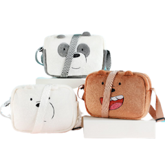 Tas Selempang We Bare Bears Crossbody Bag Plush