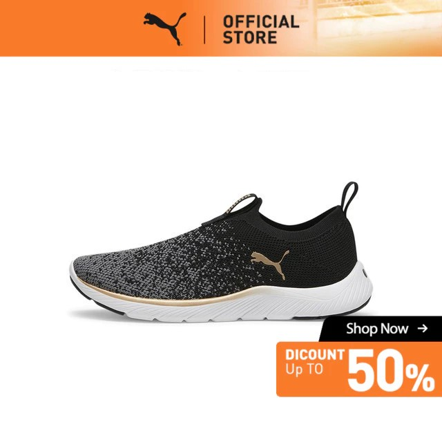 Puma PUMA Sepatu Lari Wanita Softride Remi Slip-on Knit