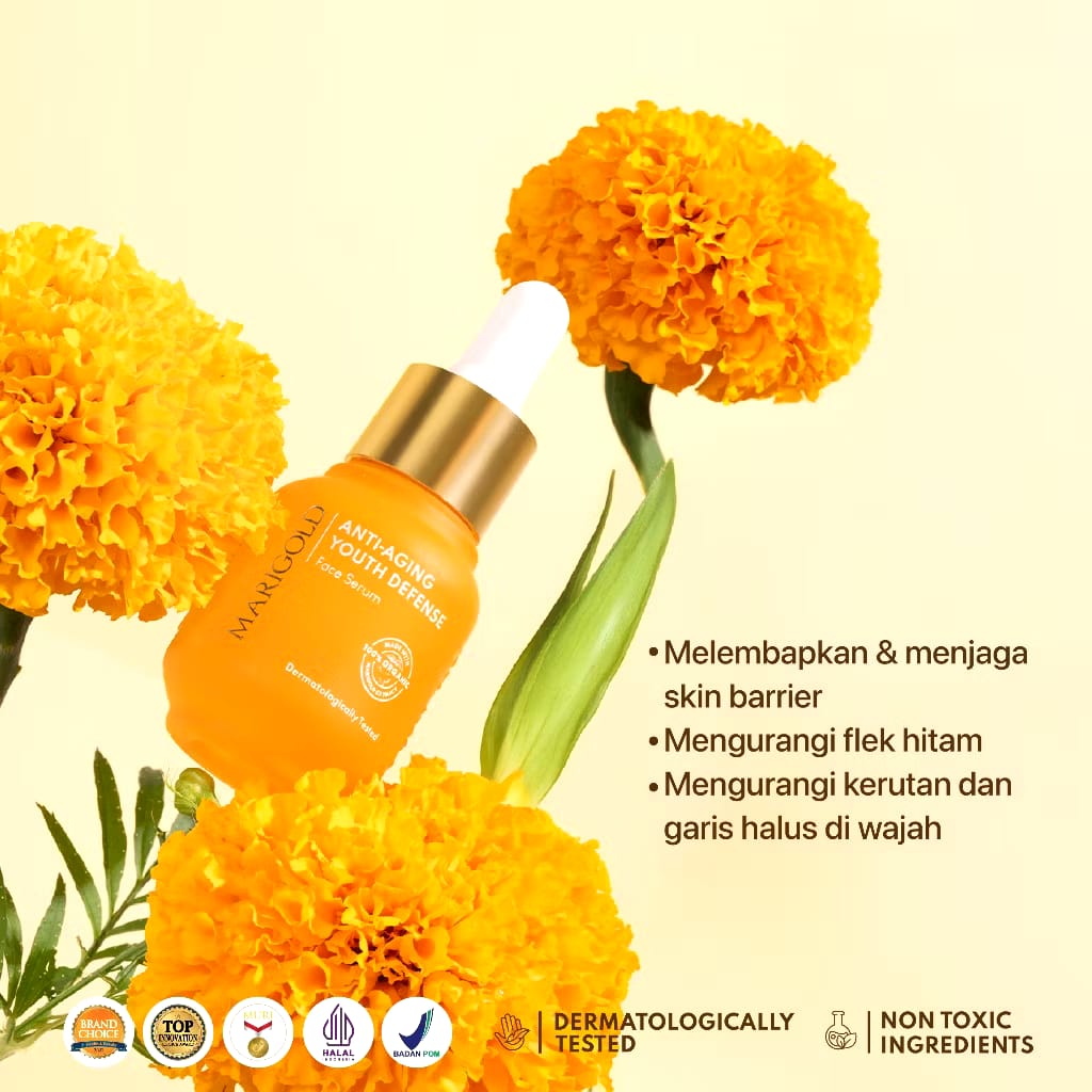 Penta Natural Kosmetindo N'PURE Marigold Anti Aging Youth Defense Face Serum