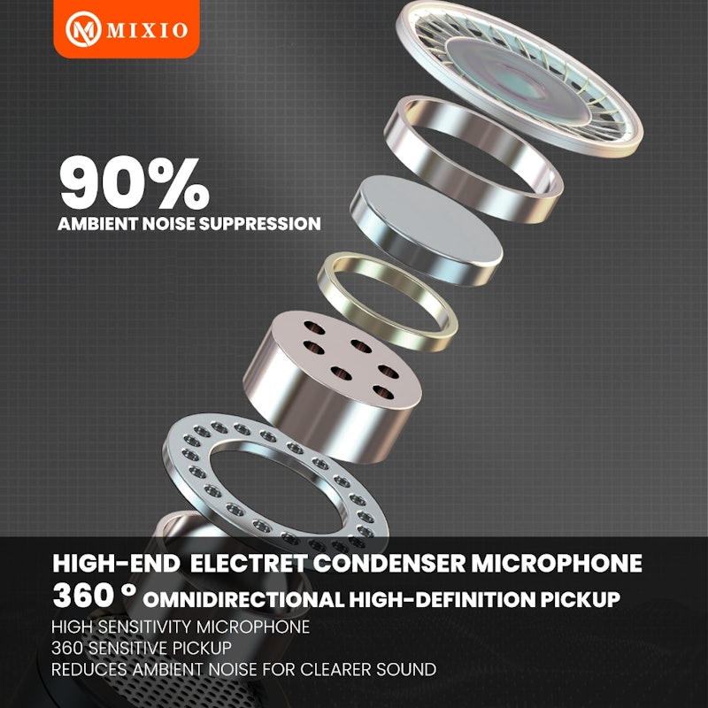 MIXIO Mic Wireless Clip On 2