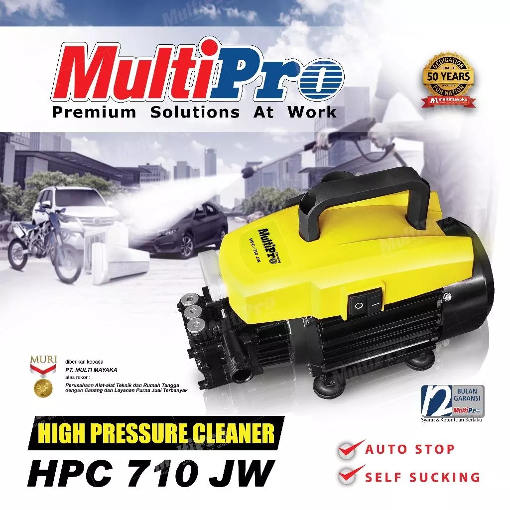 Multi Mayaka MultiPro Cleaning High Pressure Cleaner HPC 710 JW