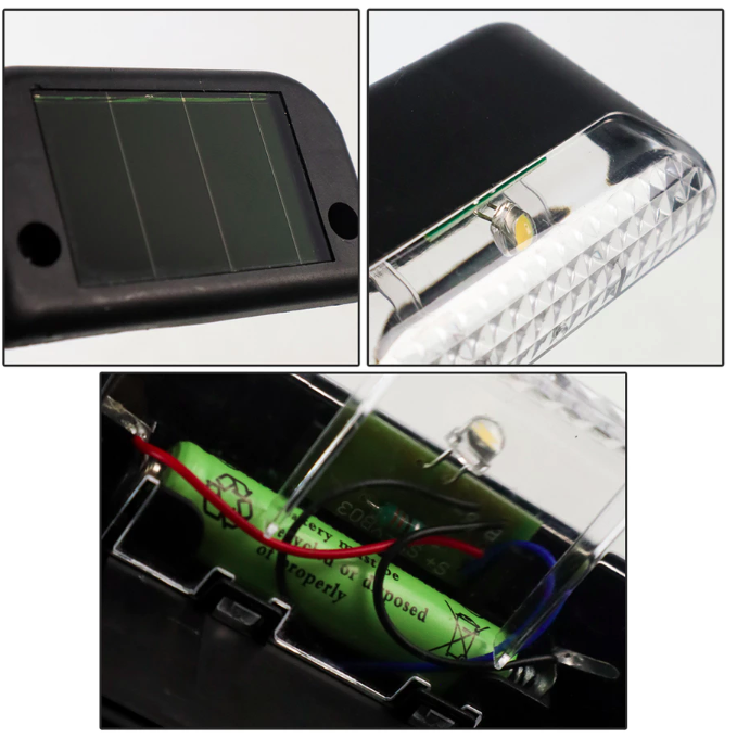  TaffLED Lampu Solar Warm White 4 PCS L-20