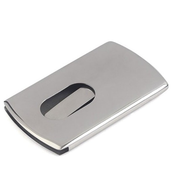 Tempat Kartu Nama Stainless Steel Slide
